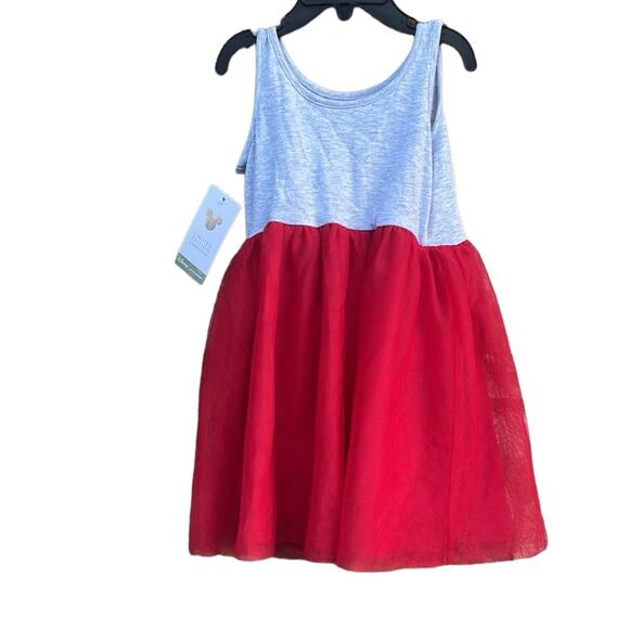 Disney x Jumping Beans Minnie Mouse tutu dress red gray blue size 24 months NEW - Picture 2 of 5